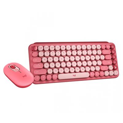 Combo Teclado + Mouse Inalámbrico Logitech Pop Hea
